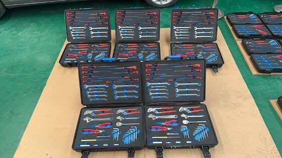 Hard plastic non magnetic case non ferrous tool kit engineered for high durability and precision in complex assemblies
