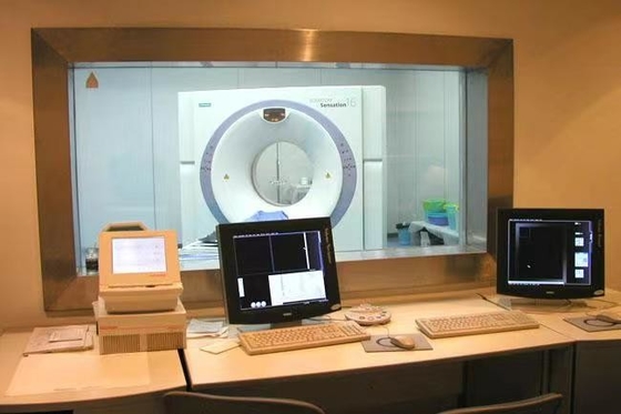 8 मिमी एक्स रे शील्डिंग ग्लास 1.7 मिमीपीबी-6.71 मिमीपीबी लीड समकक्ष पारदर्शी डिजाइन