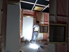 एमआरआई कक्ष के लिए पारदर्शी तार जाल के साथ एमआरआई शील्डिंग विंडो