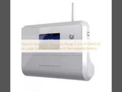 न्यूट्रॉन खुराक दर माप सीमा 0.1μSv/h-100mSv/h रिचार्जेबल बैटरी के साथ बड़े आकार टच स्क्रीन पर